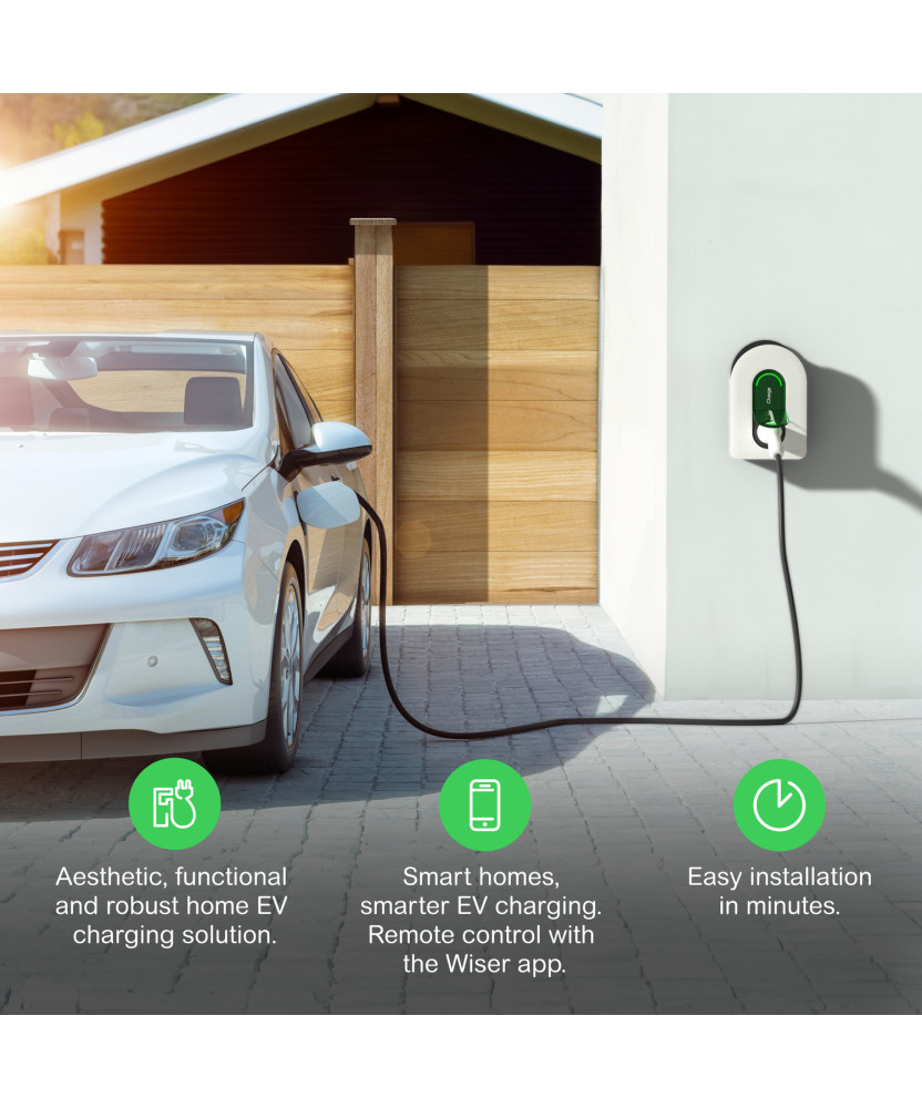 Load-shedder, Schneider Charge, 1P, maximum current allowed to charging station manually set from 32A to 100A